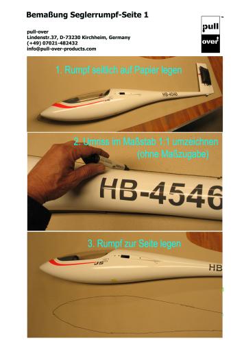 Bemassung Rumpftaschen